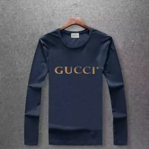 gucci t-shirt sweatshirt pullover long sleeve logo center